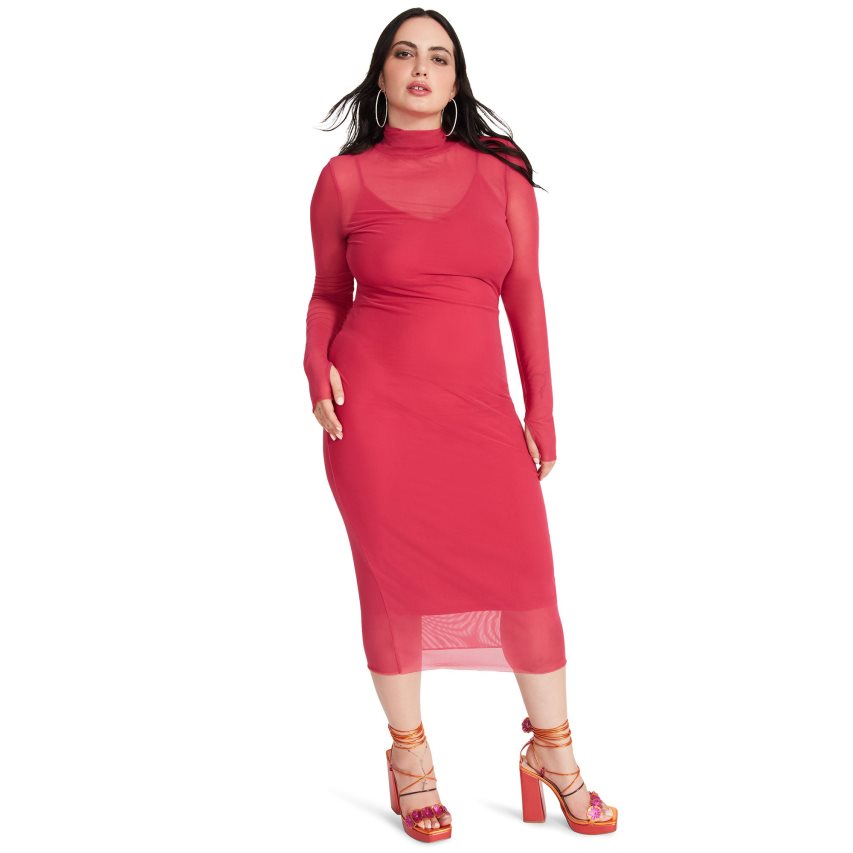 Vestido Steve Madden Vivienne Mujer Rosas | ES QDS482